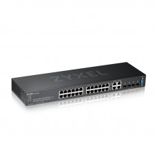 Коммутатор Zyxel GS2220-28-EU0101F (L2) 24x1Гбит/с 4xКомбо(1000BASE-T/SFP) управляемый