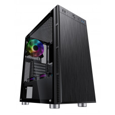 Корпус Accord 3407 черный без БП ATX 8x120mm 2xUSB2.0 1xUSB3.0 audio bott PSU