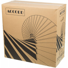 Корпус Accord JP-X черный без БП ATX 6x120mm 2xUSB2.0 1xUSB3.0 audio bott PSU