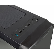 Корпус Accord JP-X черный без БП ATX 6x120mm 2xUSB2.0 1xUSB3.0 audio bott PSU