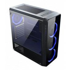 Корпус Accord JP-X черный без БП ATX 6x120mm 2xUSB2.0 1xUSB3.0 audio bott PSU