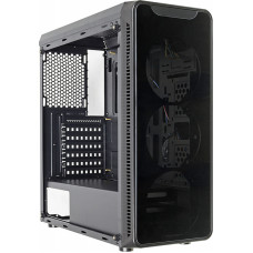Корпус Accord JP-X черный без БП ATX 6x120mm 2xUSB2.0 1xUSB3.0 audio bott PSU