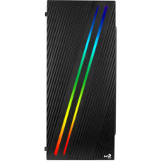 Корпус Aerocool Streak-A-BK-v1 черный без БП ATX 1x80mm 2xUSB2.0 1xUSB3.0 audio