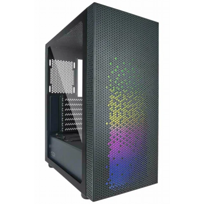 Корпус Azza Celesta F черный без БП ATX 5x120mm 5x140mm 2xUSB2.0 1xUSB3.0 audio bott PSU
