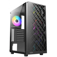 Корпус Azza Spectra черный без БП ATX 7x120mm 2x140mm 2xUSB2.0 1xUSB3.0 audio bott PSU