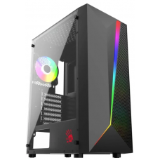 Корпус Bloody BD-CC106F черный без БП ATX 4x120mm 1xUSB2.0 1xUSB3.0 audio bott PSU
