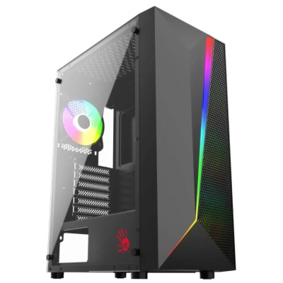 Корпус Bloody BD-CC106F черный без БП ATX 4x120mm 1xUSB2.0 1xUSB3.0 audio bott PSU
