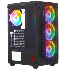 Корпус Bloody BD-CC107F черный без БП ATX 4x120mm 1xUSB3.0 audio bott PSU