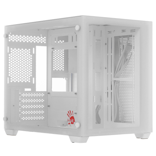 Корпус Bloody BD-CC108 белый без БП mATX 9x120mm 2xUSB3.0 audio bott PSU
