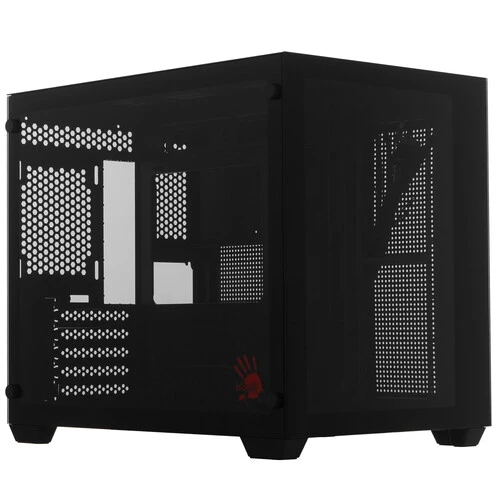 Корпус Bloody BD-CC108 черный без БП mATX 9x120mm 2xUSB3.0 audio bott PSU