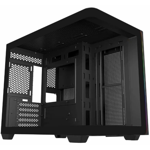 Корпус Bloody BD-CC112 черный без БП mATX 9x120mm 2xUSB3.0 audio bott PSU