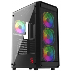 Корпус Bloody BD-CC114F черный без БП ATX 4x120mm 1xUSB2.0 1xUSB3.0 audio bott PSU