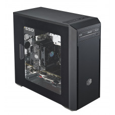 Корпус Cooler Master MasterBox Lite 3 черный без БП mATX 3x120mm 2xUSB3.0 audio