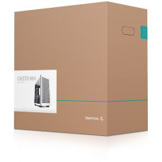Корпус Deepcool CH370 белый без БП mATX 7x120mm 4x140mm 2xUSB3.0 audio bott PSU