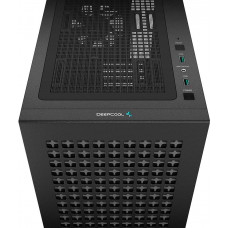 Корпус Deepcool CH370 черный без БП mATX 7x120mm 4x140mm 2xUSB3.0 audio bott PSU