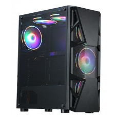 Корпус Formula CL-3303B RGB черный без БП ATX 6x120mm 2xUSB2.0 1xUSB3.0 audio bott PSU