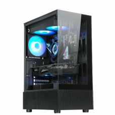 Корпус Formula Crystal Z1 черный без БП ATX 2xUSB2.0 1xUSB3.0 audio bott PSU
