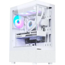 Корпус Formula Crystal Z1 PLUS белый без БП ATX 2x120mm 2xUSB2.0 1xUSB3.0 audio bott PSU