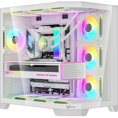 Корпус Formula Crystal Z6 Floe белый без БП ATX 2xUSB3.0 audio bott PSU