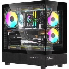 Корпус Formula Crystal Z8 COSMIC черный без БП ATX 3x120mm 5x140mm 1xUSB2.0 1xUSB3.0 1xUSB3.1 audio bott PSU