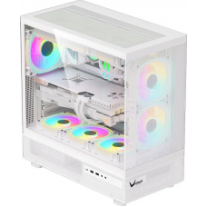 Корпус Formula Crystal Z8 FLOE белый без БП ATX 3x120mm 5x140mm 1xUSB2.0 1xUSB3.0 1xUSB3.1 audio bott PSU