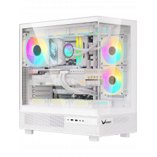 Корпус Formula Crystal Z8 FLOE черный без БП ATX 3x120mm 5x140mm 1xUSB2.0 1xUSB3.0 1xUSB3.1 audio bott PSU
