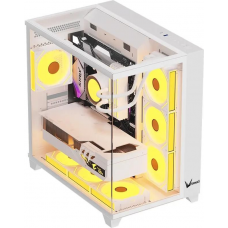 Корпус Formula Crystal Z9 белый без БП ATX 7x120mm 2xUSB3.0 audio bott PSU