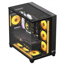 Корпус Formula Crystal Z9 черный без БП ATX 7x120mm 2xUSB3.0 audio bott PSU