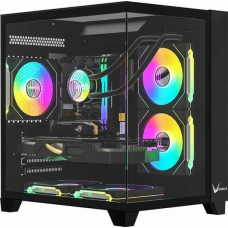 Корпус Formula Crystal Z9M черный без БП mATX 5x120mm 1xUSB3.0 audio bott PSU