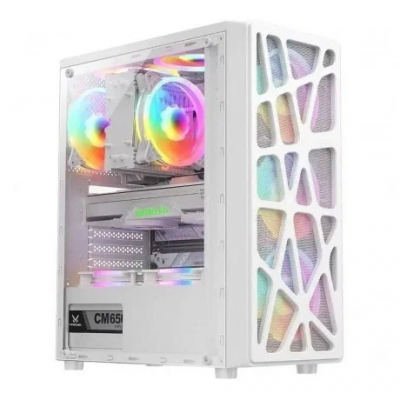 Корпус Formula Mana белый без БП ATX 4x120mm 2xUSB2.0 1xUSB3.0 audio bott PSU