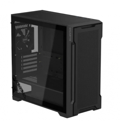 Корпус Gigabyte C102B GB-C102G черный без БП mATX 7x120mm 4x140mm 2xUSB3.0 audio bott PSU