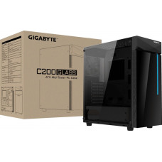 Корпус Gigabyte C200 GB-C200G черный без БП ATX 5x120mm 4x140mm 2xUSB3.0 audio bott PSU
