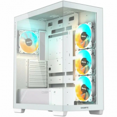 Корпус Gigabyte GB-C500PI ST белый без БП ATX 6x120mm 3x140mm 2xUSB3.0 audio bott PSU