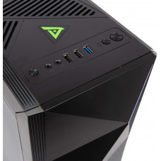 Корпус Hiper A68 черный без БП mATX 1x80mm 1x92mm 2xUSB2.0 1xUSB3.0 audio