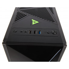 Корпус Hiper A68 черный без БП mATX 1x80mm 1x92mm 2xUSB2.0 1xUSB3.0 audio