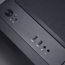 Корпус Lian-Li Lancool 205M Mesh черный без БП mATX 3x120mm 2x140mm 2xUSB3.0 audio bott PSU