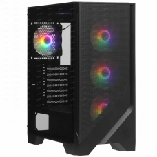 Корпус MSI MAG Forge 120A черный без БП ATX 2x120mm 2xUSB3.0 audio bott PSU