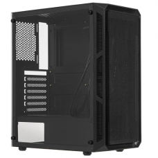 Корпус Оклик OCC-MD301 черный без БП ATX 6x120mm 2xUSB2.0 1xUSB3.0 audio bott PSU