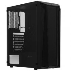 Корпус Оклик OCC-MD302 черный без БП ATX 6x120mm 2xUSB2.0 1xUSB3.0 audio bott PSU