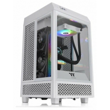 Корпус Thermaltake The Tower 100 Snow белый без БП miniITX 1x120mm 3x140mm 2xUSB3.0 audio bott PSU