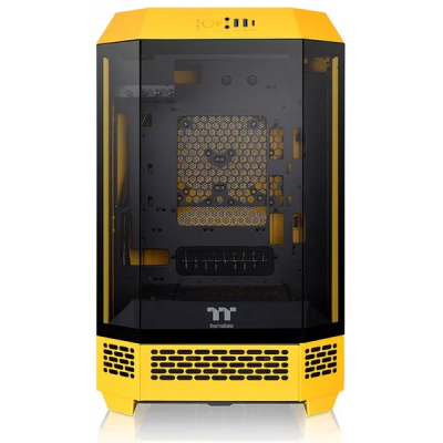 Корпус Thermaltake The Tower 300 Bumblebee желтый без БП mATX 8x120mm 6x140mm 2xUSB3.0 audio bott PSU