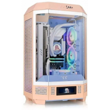 Корпус Thermaltake The Tower 300 Peach Fuzz розовый без БП mATX 8x120mm 6x140mm 2xUSB3.0 audio bott PSU