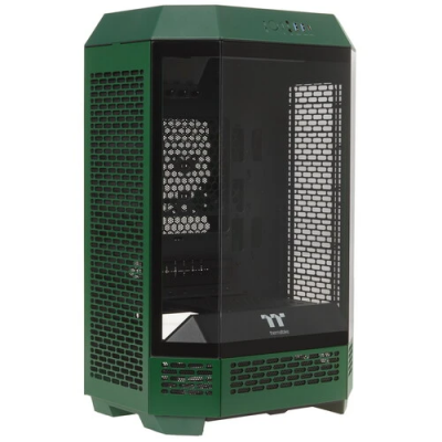 Корпус Thermaltake The Tower 300 Racing Green зеленый без БП mATX 8x120mm 6x140mm 2xUSB3.0 audio bott PSU