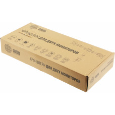 Кронштейн для мониторов Cactus CS-VM-D29-AL серебристый 13"-27" макс.8кг настольный поворот и наклон