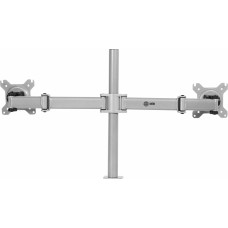 Кронштейн для мониторов Cactus CS-VM-D29-AL серебристый 13"-27" макс.8кг настольный поворот и наклон