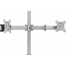 Кронштейн для мониторов Cactus CS-VM-D29-AL серебристый 13"-27" макс.8кг настольный поворот и наклон