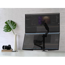 Кронштейн для мониторов Onkron G140 черный 13"-32" макс.16кг настольный поворот и наклон верт.перемещ.