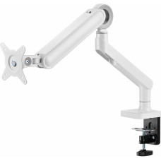 Кронштейн для мониторов Ultramounts UM719W белый 17"-35" макс.10.5кг крепление к столешнице поворот и наклон