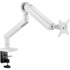 Кронштейн для мониторов Ultramounts UM719W белый 17"-35" макс.10.5кг крепление к столешнице поворот и наклон