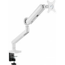 Кронштейн для мониторов Ultramounts UM719W белый 17"-35" макс.10.5кг крепление к столешнице поворот и наклон